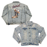 Detroit Tigers Cowboy Boot Boyfriend Denim Jacket