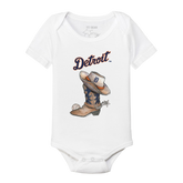 Detroit Tigers Cowboy Boot Short Sleeve Snapper