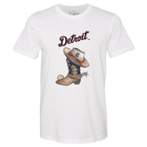 Detroit Tigers Cowboy Boot Unisex Tee Shirt