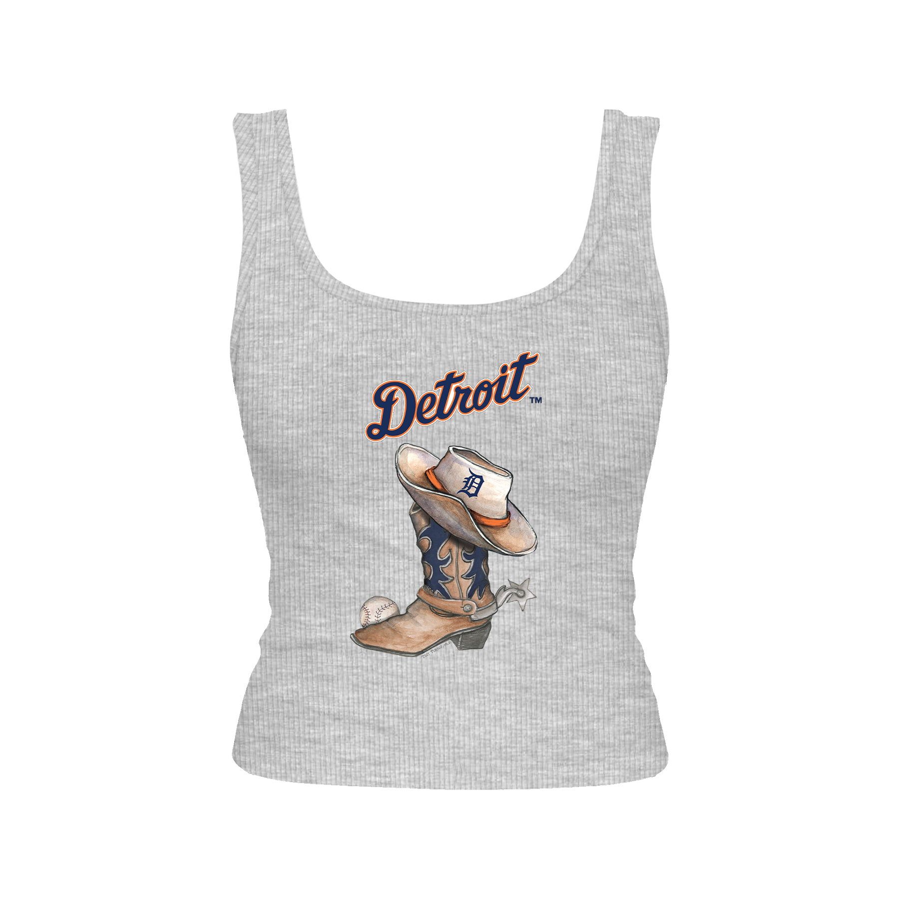 Detroit Tigers Cowboy Boot Emmy Tank