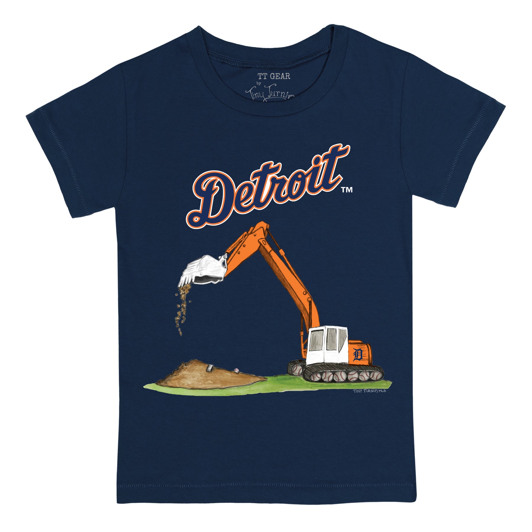 Detroit Tigers Excavator Tee Shirt