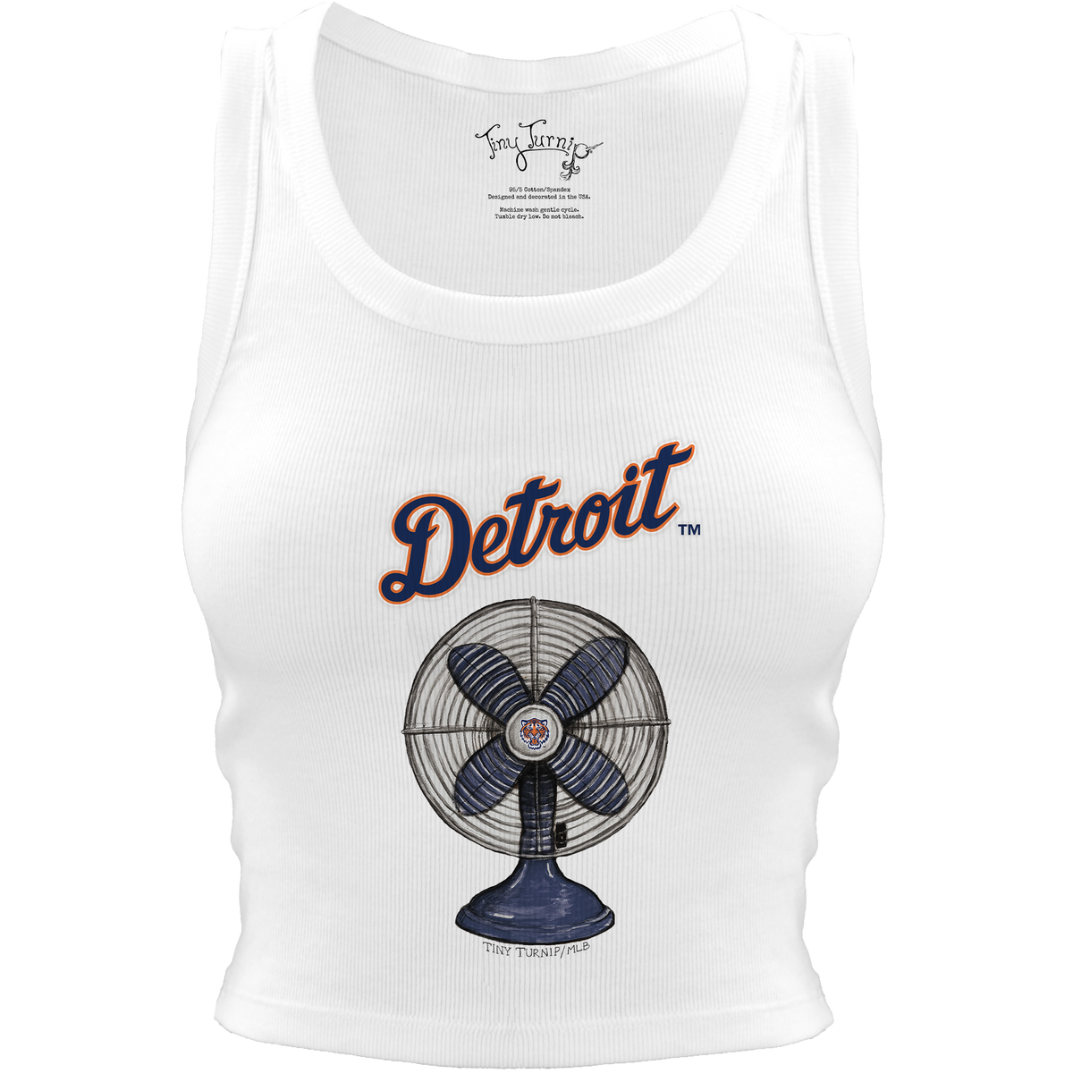 Detroit Tigers Fan Crop Tank