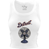 Detroit Tigers Fan Crop Tank
