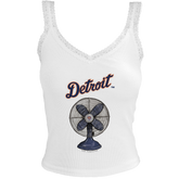 Detroit Tigers Fan Lace Tank