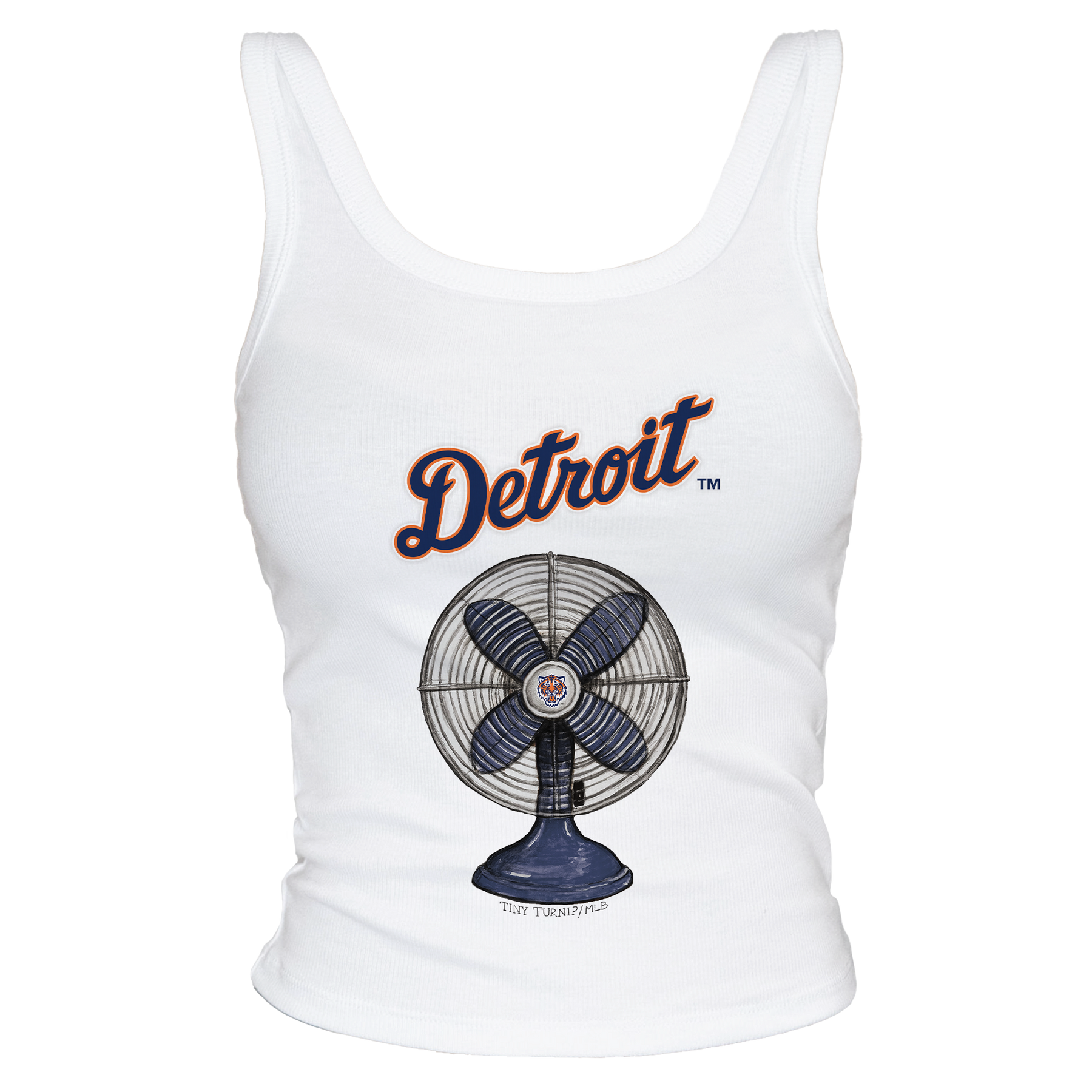 Detroit Tigers Fan Crop Tank - Tiny Turnip