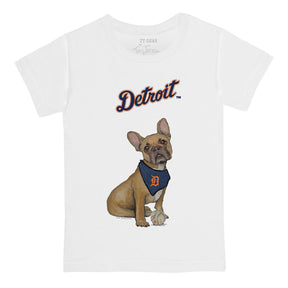 Detroit Tigers French Bulldog Tee
