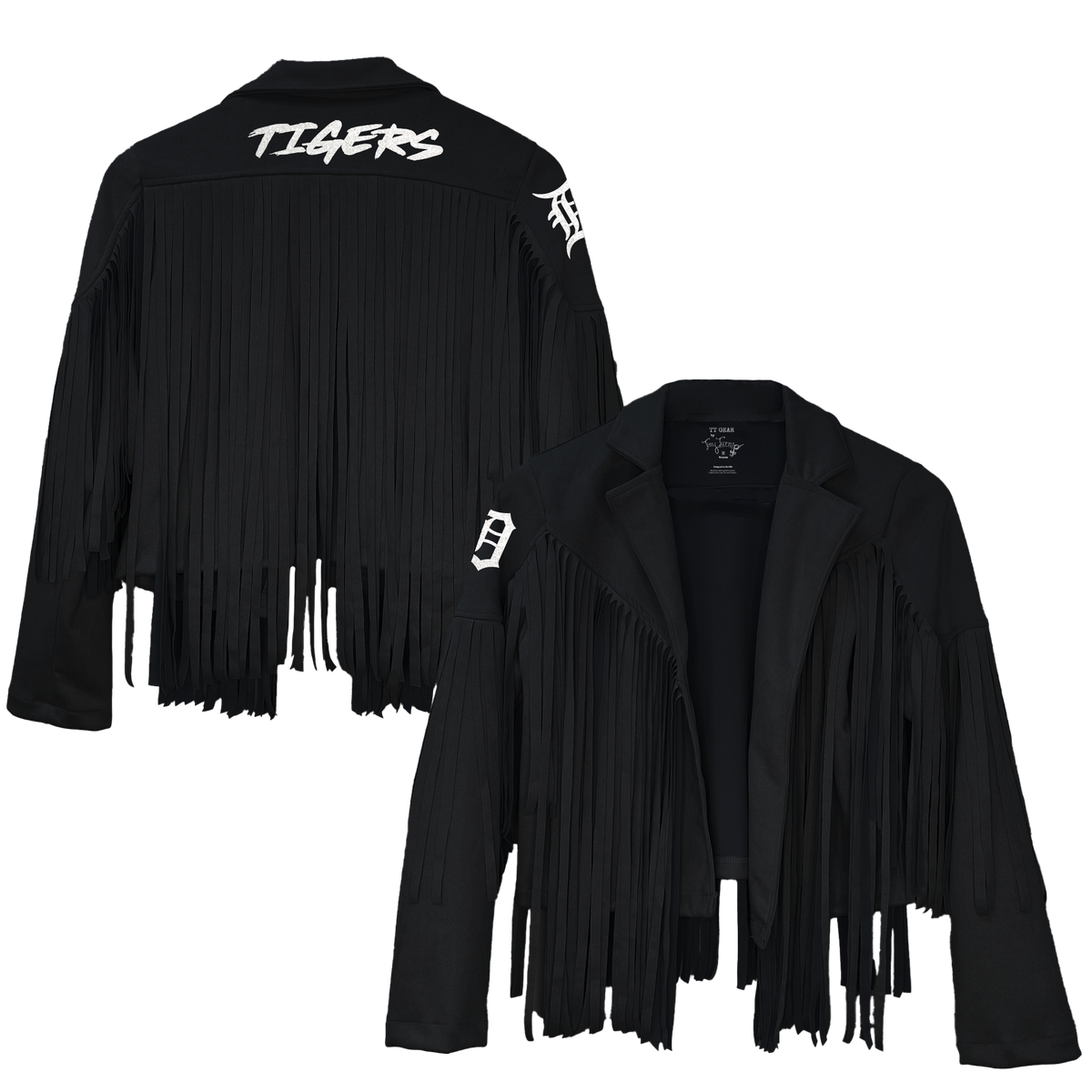 Detroit Tigers Farrah Fringe Jacket --(ships after 8/11)