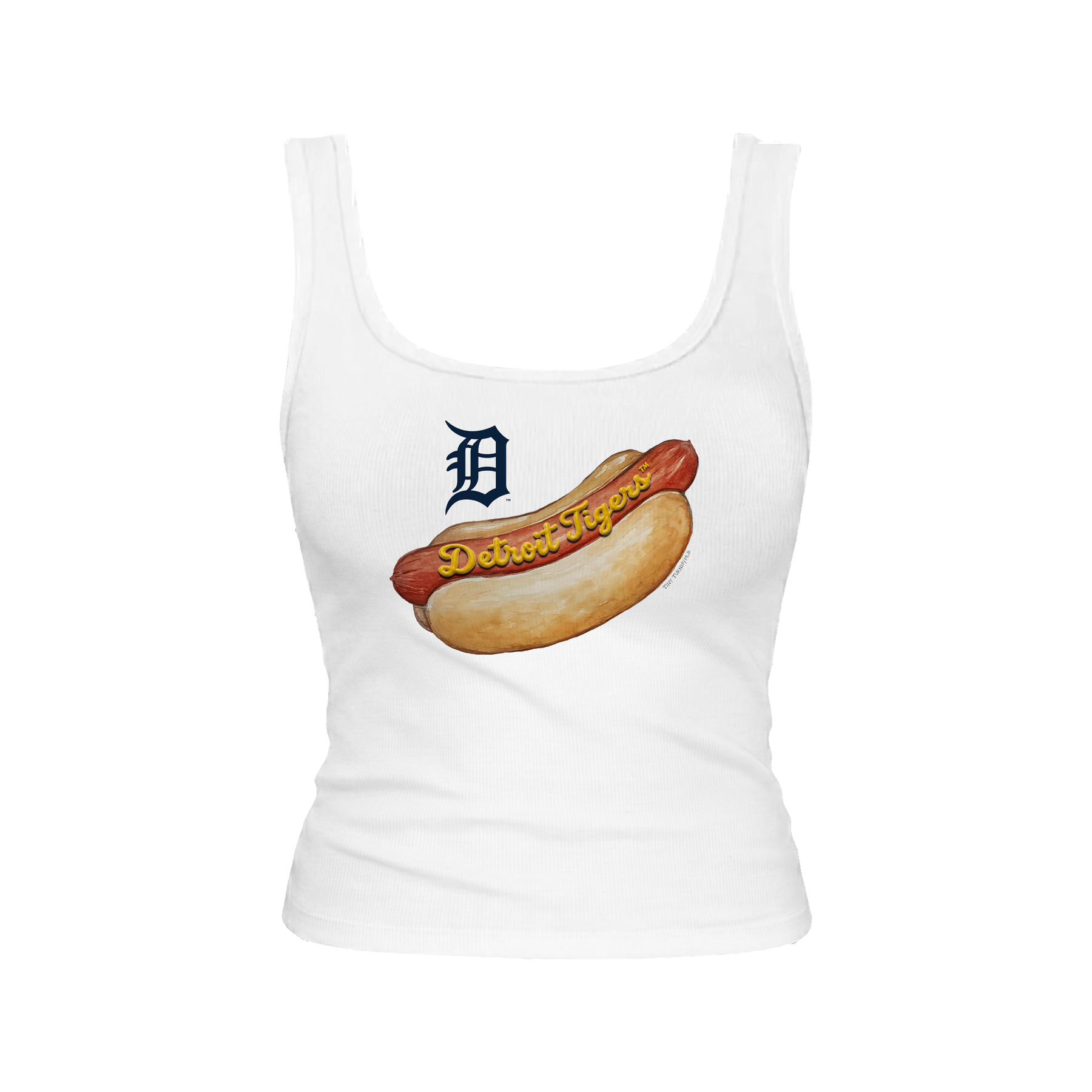 Detroit Tigers Hot Dog Emmy Tank