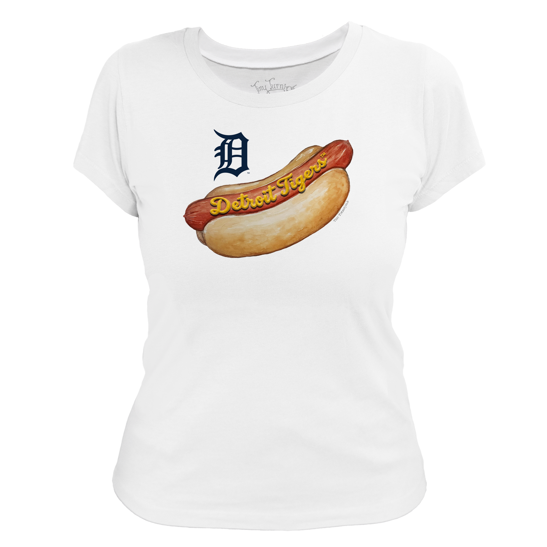 Detroit Tigers Hot Dog Women's Tee Shirt