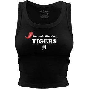 Detroit Tigers Hot Girls Crop Tank