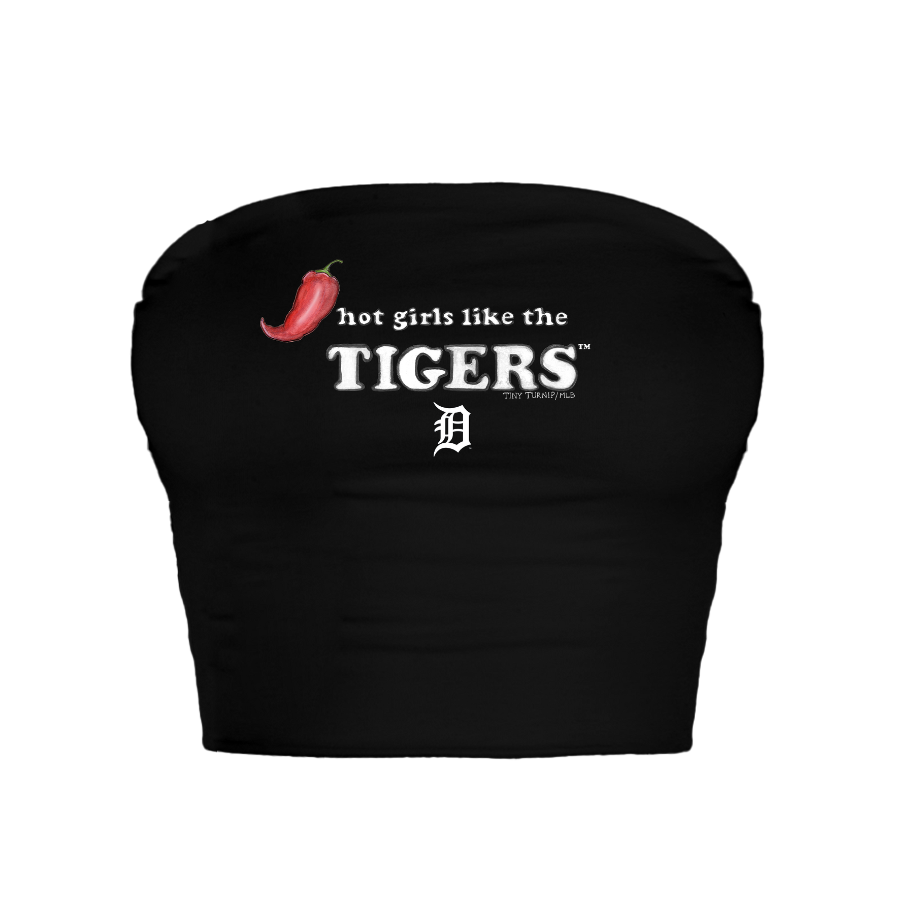 Detroit Tigers Hot Girls Crop Tube Top