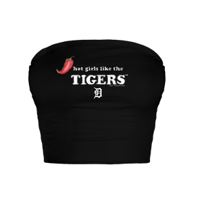 Detroit Tigers Hot Girls Crop Tube Top