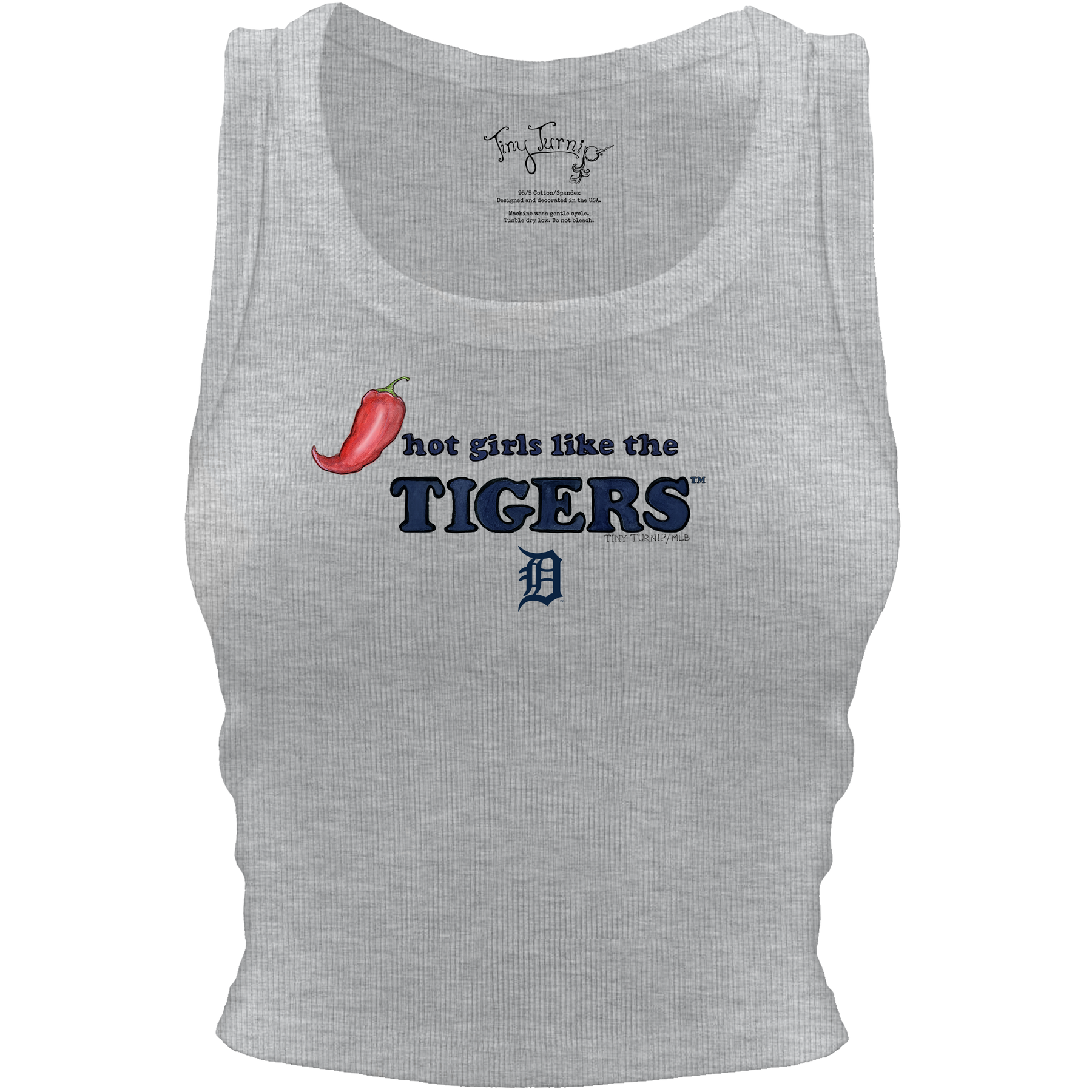 Detroit Tigers Hot Girls Crop Tank