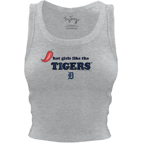 Detroit Tigers Hot Girls Crop Tank