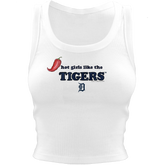 Detroit Tigers Hot Girls Crop Tank