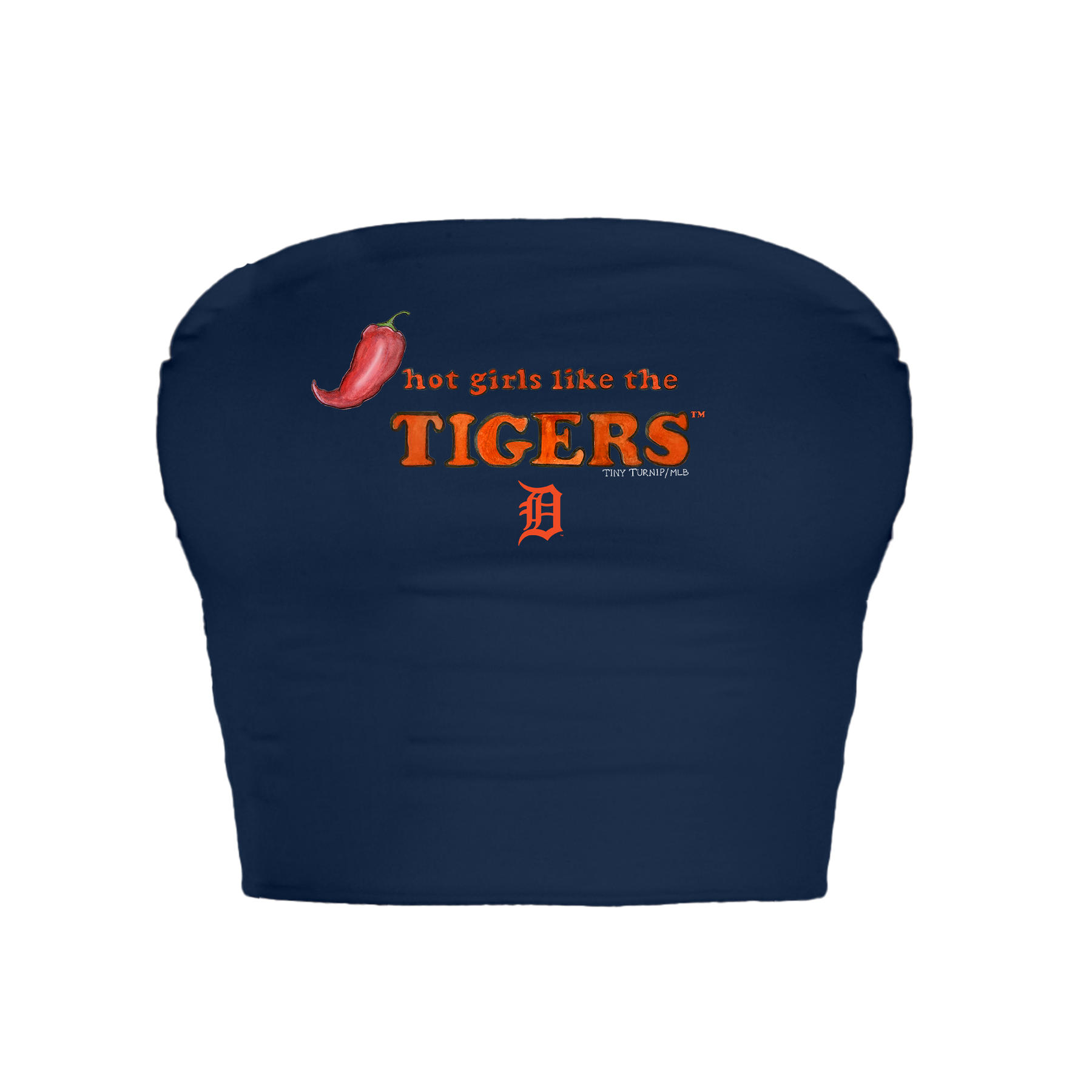 Detroit Tigers Hot Girls Crop Tube Top