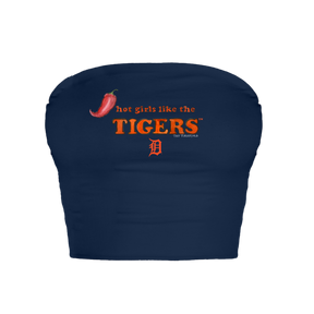 Detroit Tigers Hot Girls Crop Tube Top
