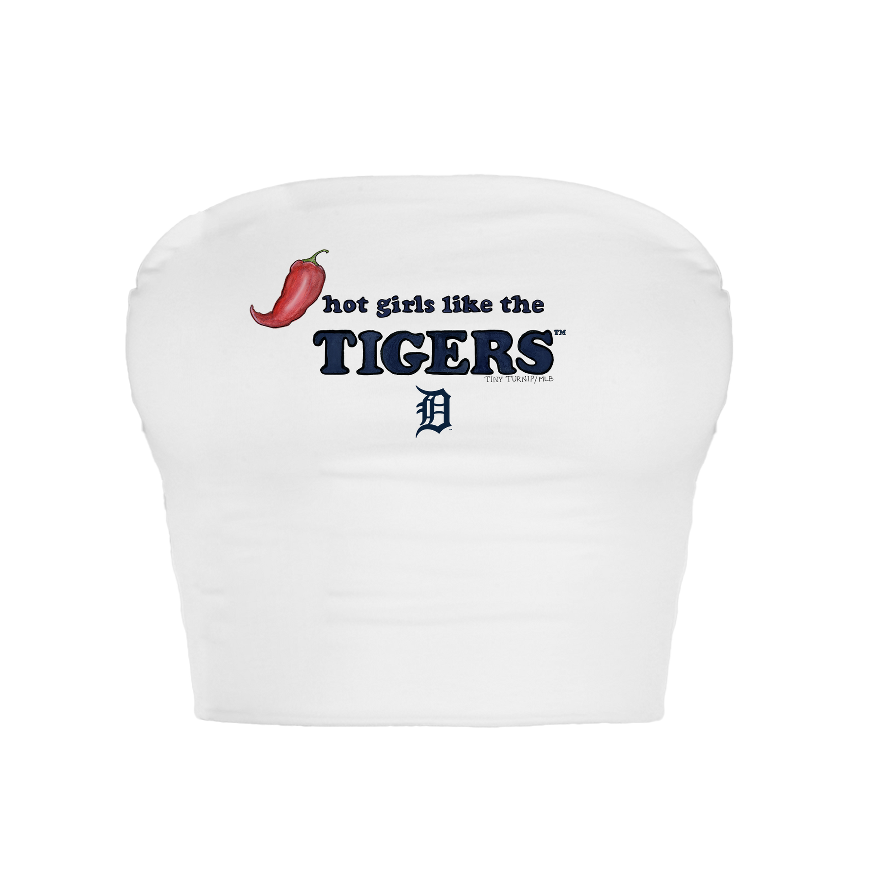 Detroit Tigers Hot Girls Crop Tube Top