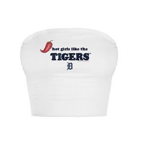 Detroit Tigers Hot Girls Crop Tube Top