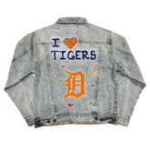 I Heart Tigers Boyfriend Denim Jacket - Tiny Turnip