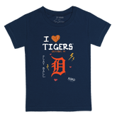 I Heart Tigers Kid's Tee Shirt - Tiny Turnip