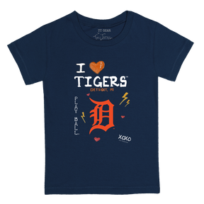 I Heart Tigers Kid's Tee Shirt - Tiny Turnip