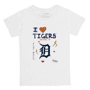 I Heart Tigers Kid's Tee Shirt - Tiny Turnip