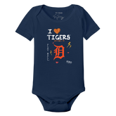 I Heart Tigers Short Sleeve Snapper - Tiny Turnip