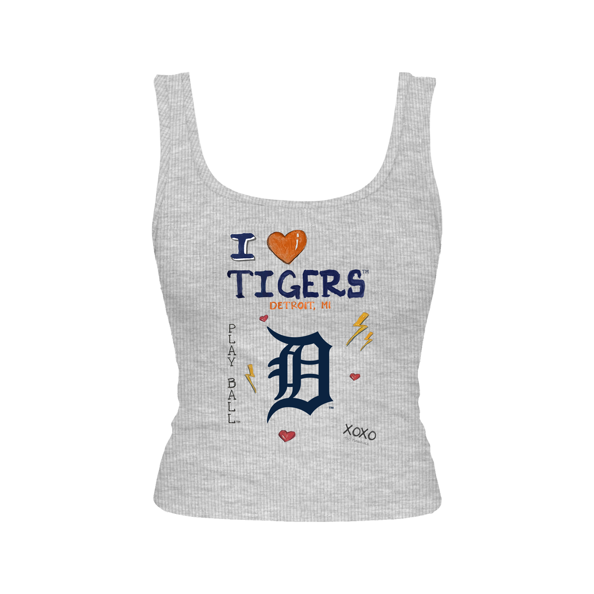 Detroit Tigers I Heart Tigers Emmy Tank