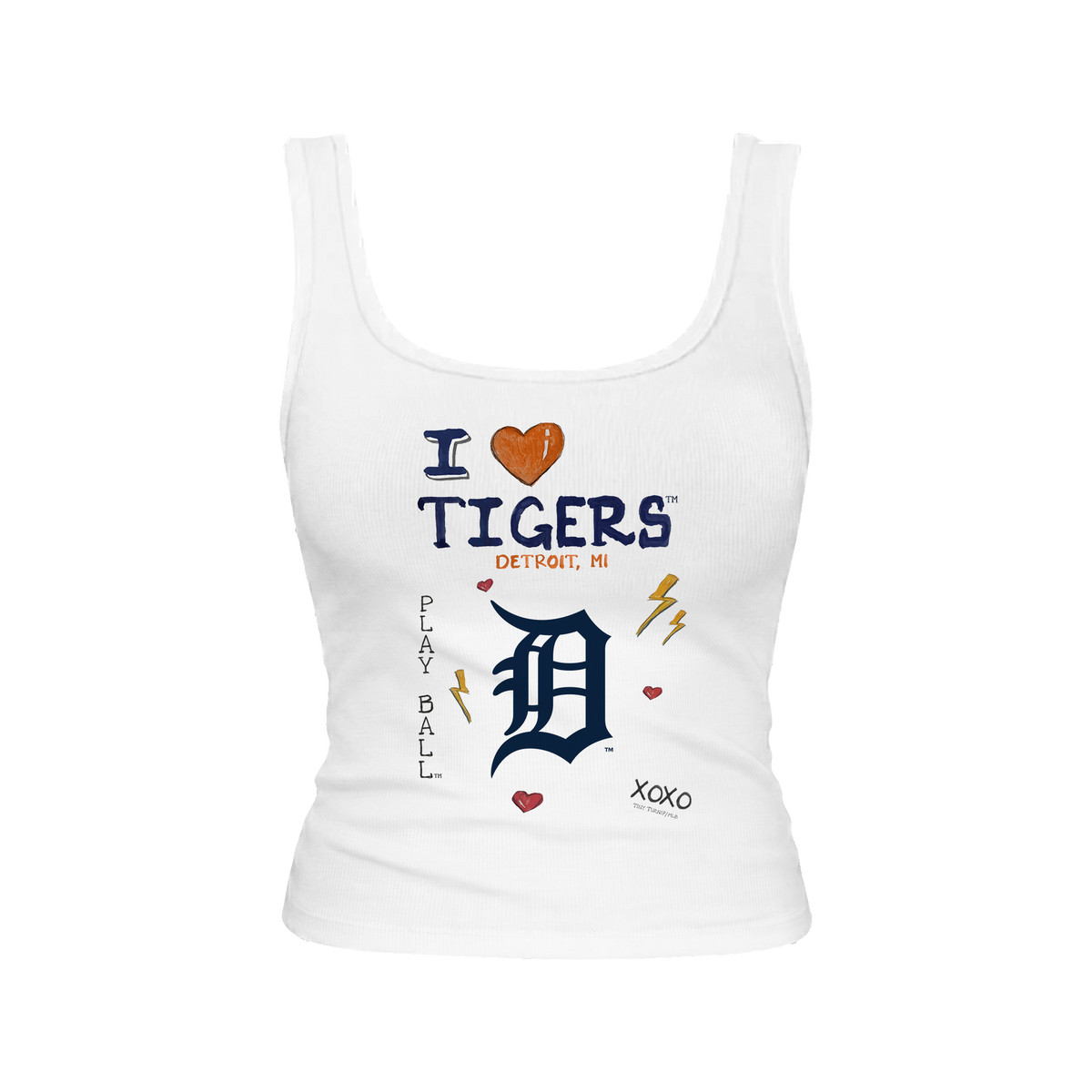 Detroit Tigers I Heart Tigers Emmy Tank