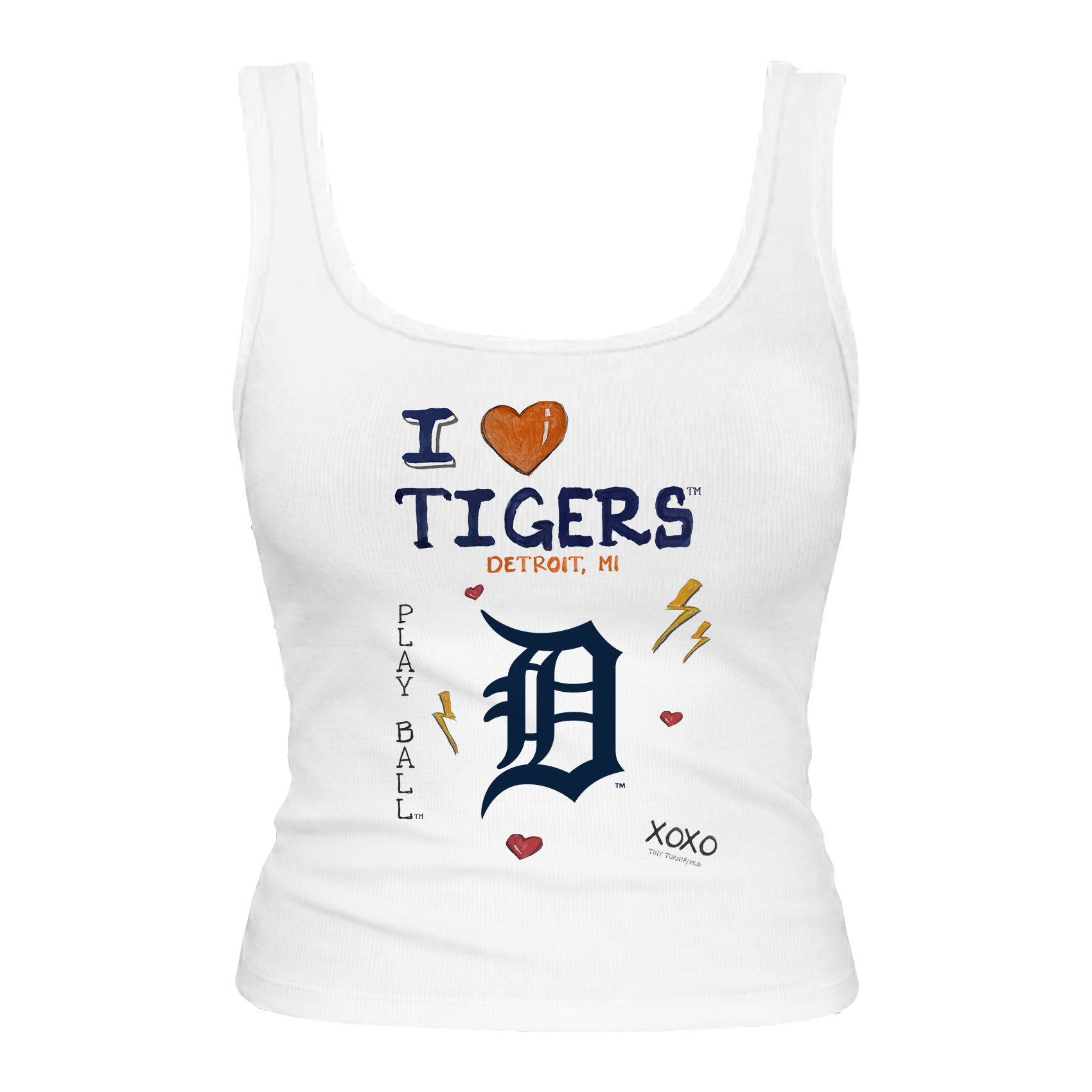 Detroit Tigers I Heart Tigers Emmy Tank