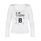I Heart Tigers Women's Legend Long Sleeve