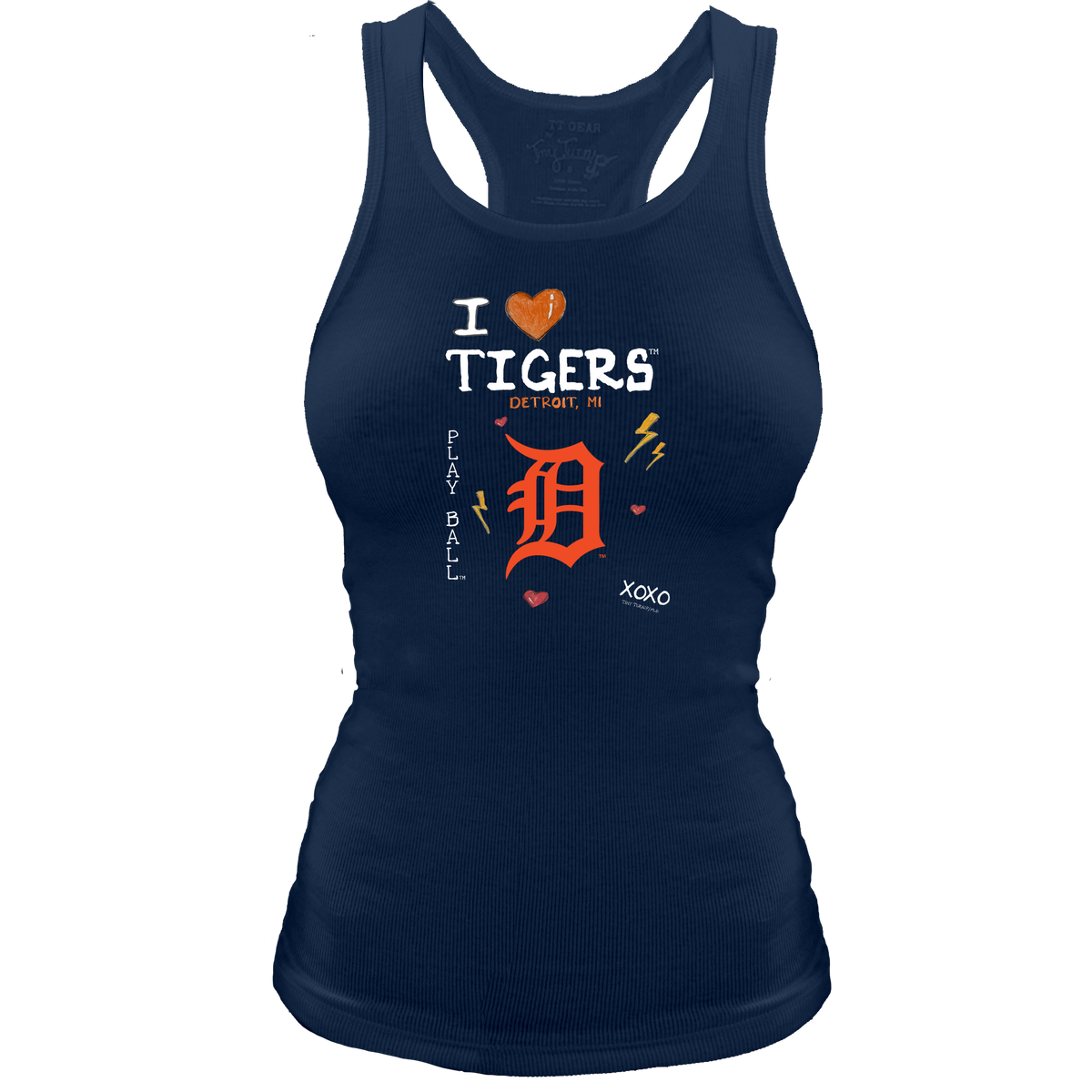 I Heart Tigers Classic Tank - Tiny Turnip
