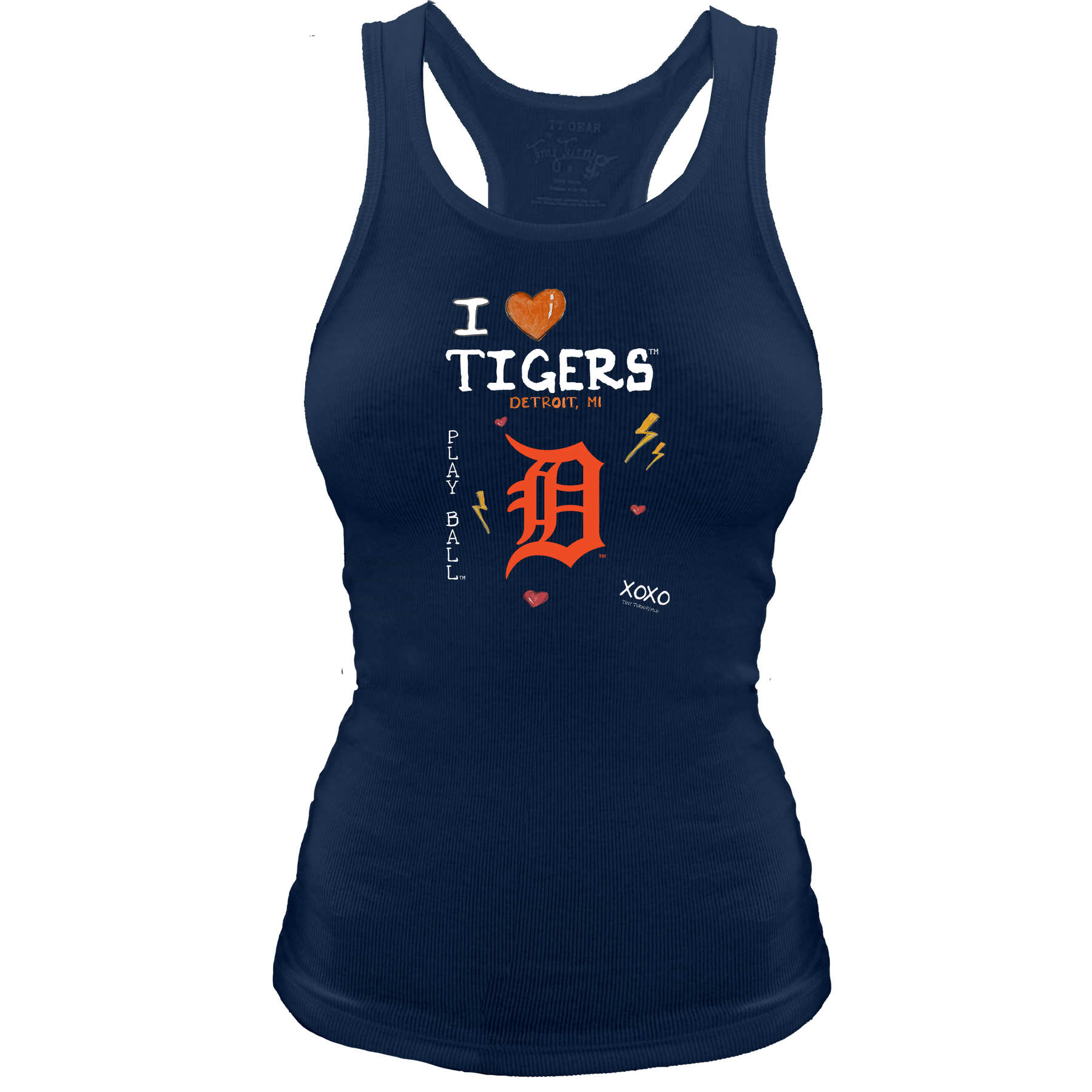 I Heart Tigers Classic Tank - Tiny Turnip