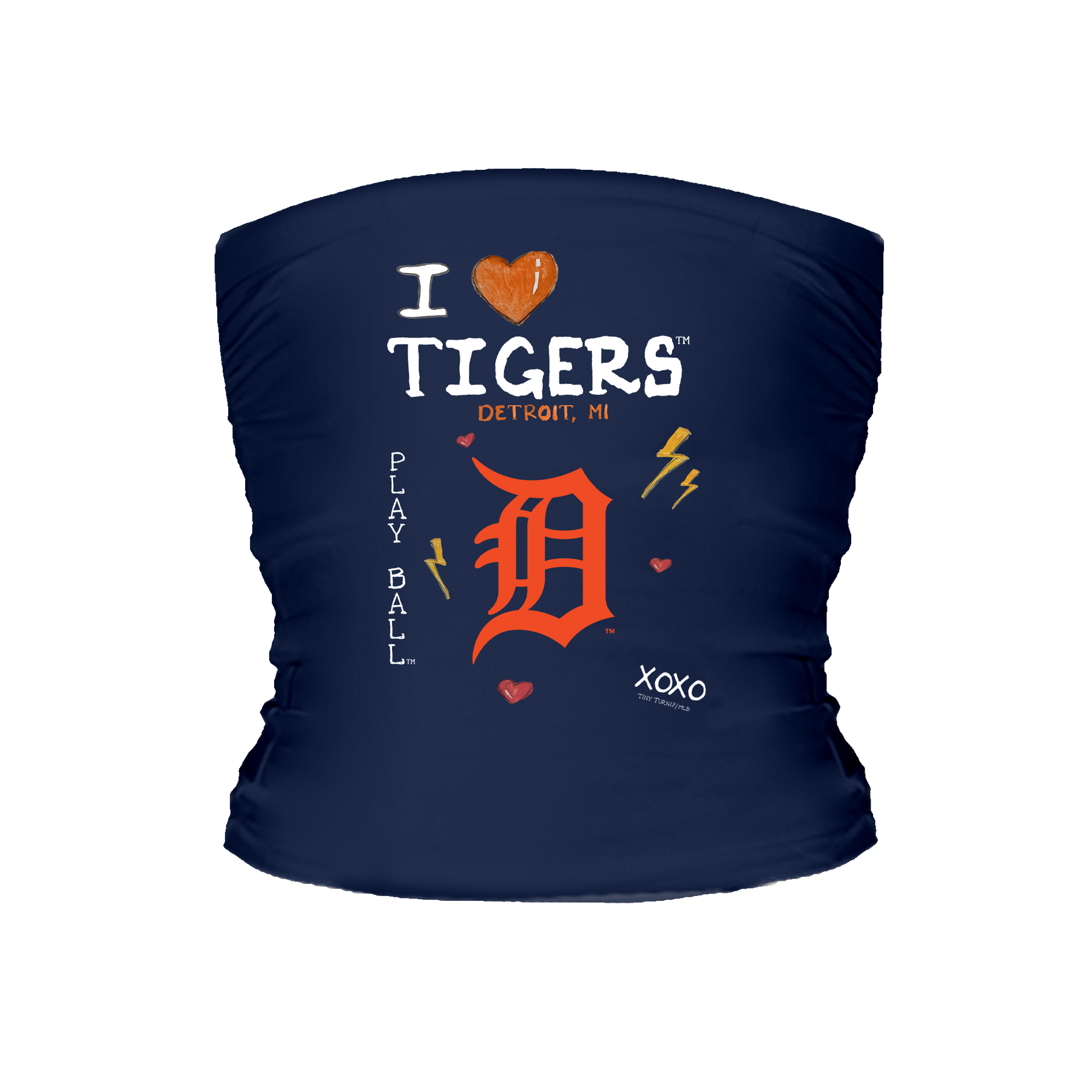 I Heart Tigers Tube Top - Tiny Turnip