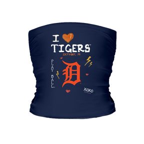 I Heart Tigers Tube Top - Tiny Turnip