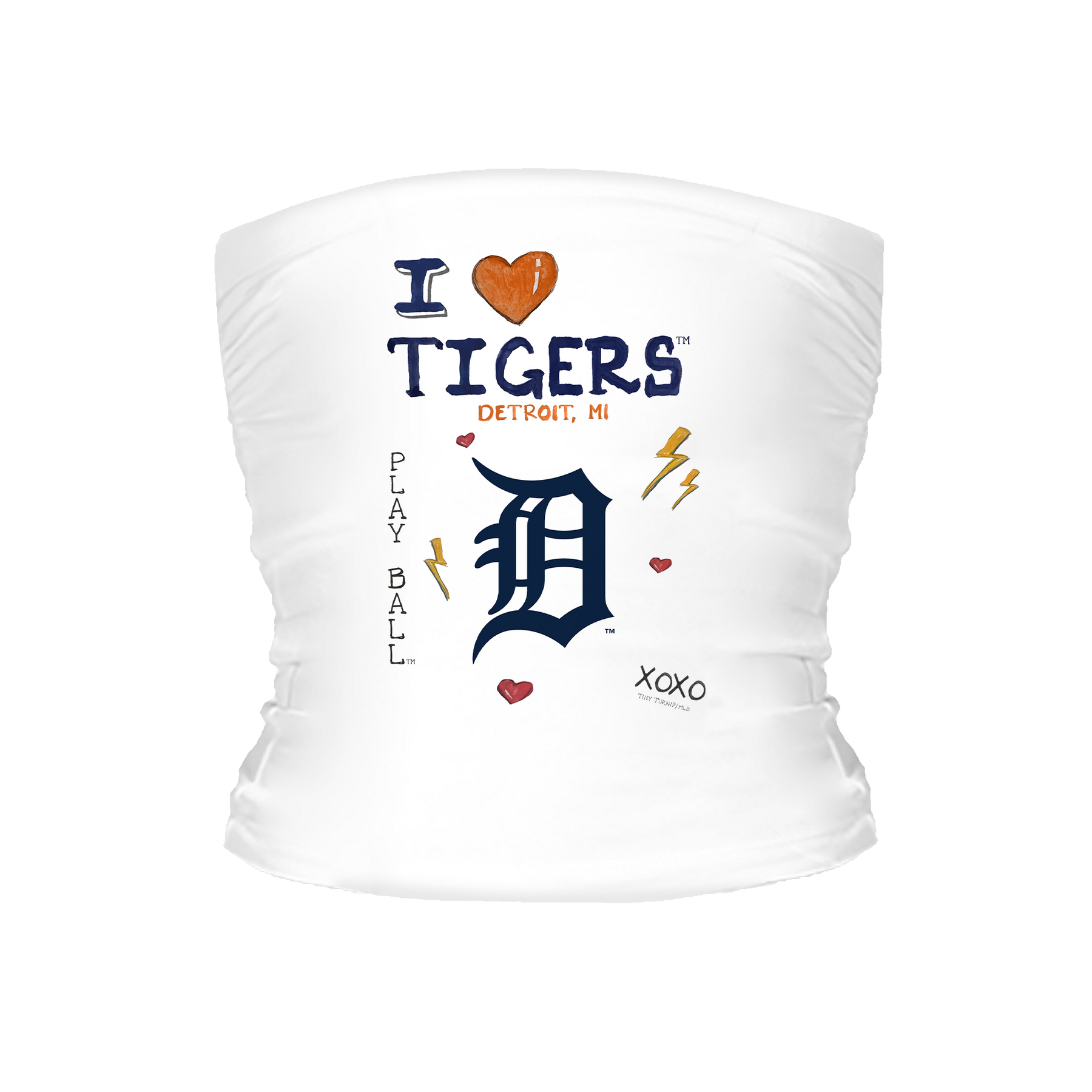 I Heart Tigers Tube Top - Tiny Turnip