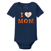 Detroit Tigers I Love Mom Short Sleeve Snapper