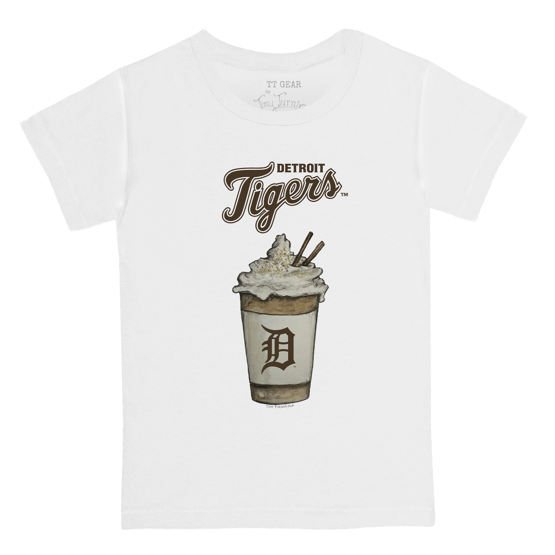 Detroit Tigers Latte Kid's Tee Shirt