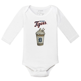 Detroit Tigers Latte Long Sleeve Snapper
