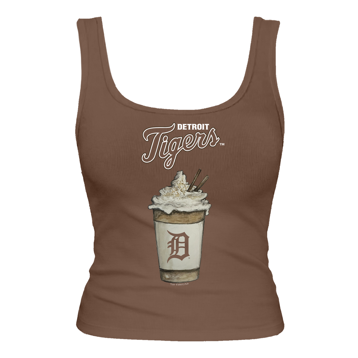Detroit Tigers Latte Emmy Tank