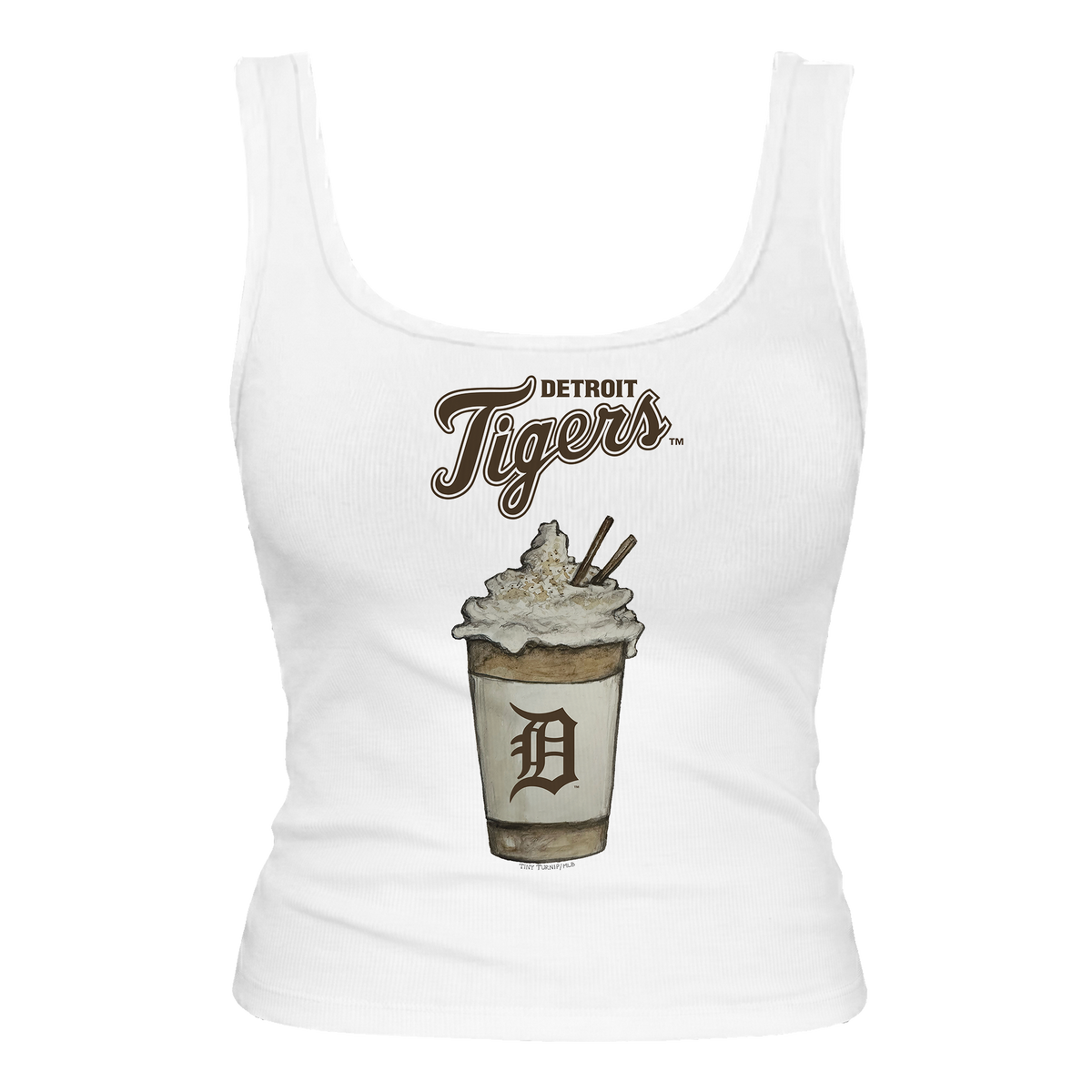 Detroit Tigers Latte Emmy Tank