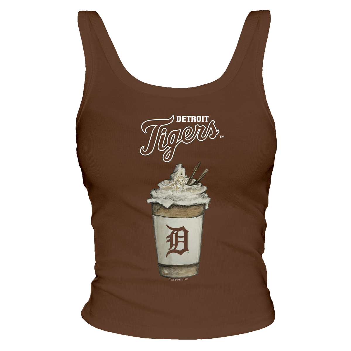 Detroit Tigers Latte Tank