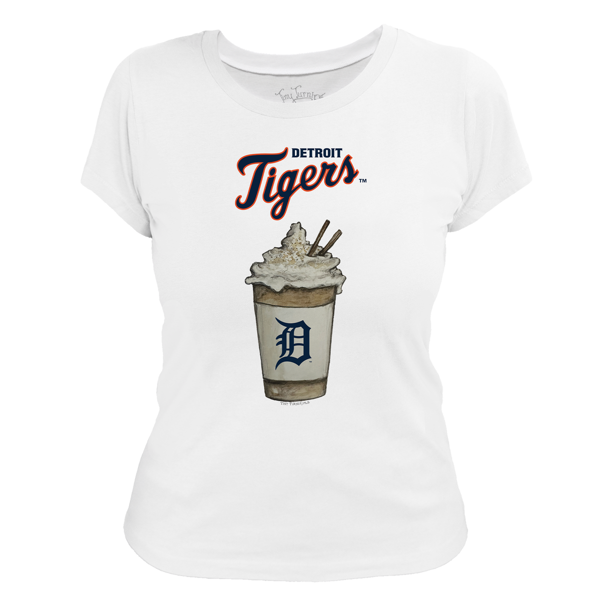Detroit Tigers Latte Women's Tee Shirt