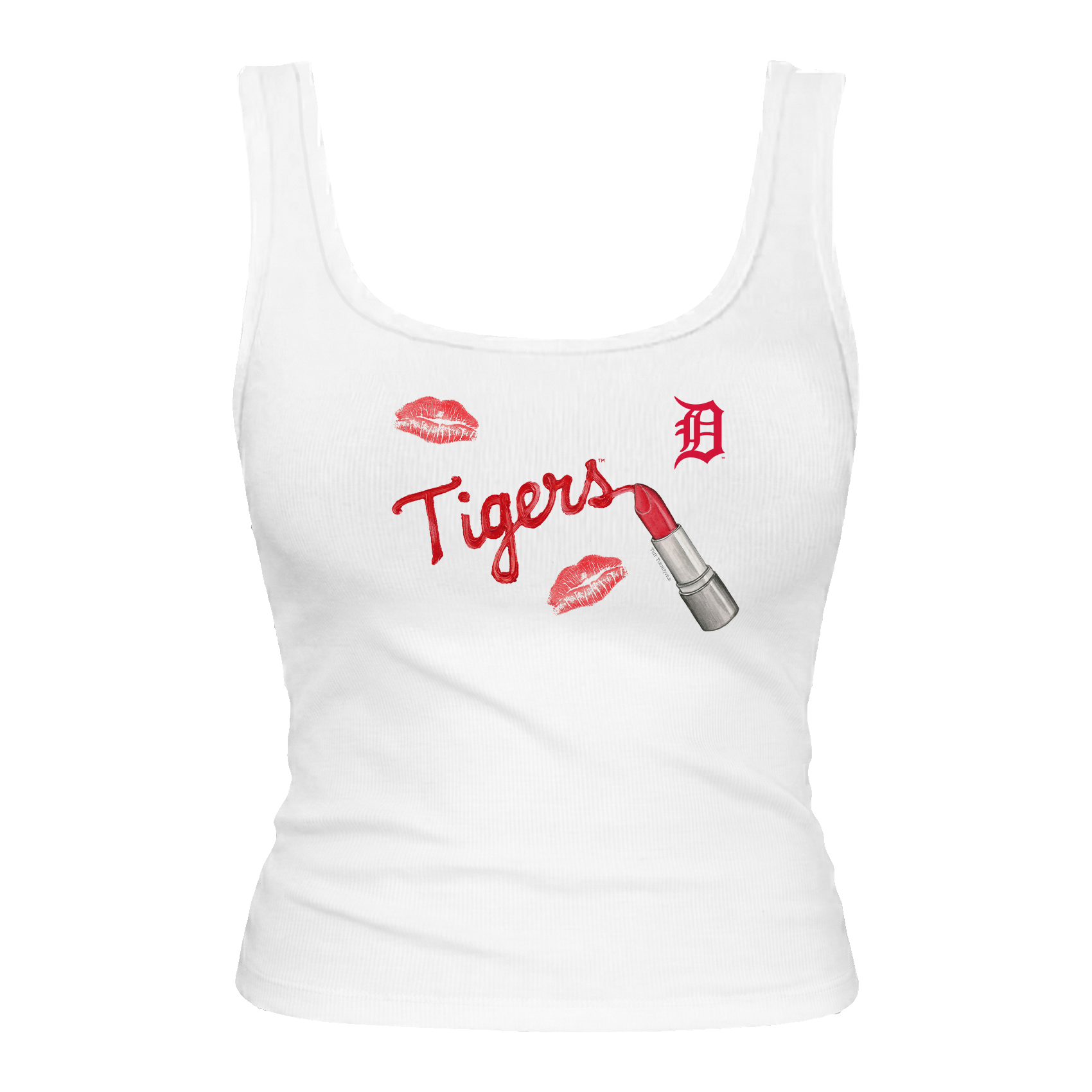 Detroit Tigers Lipstick Emmy Tank