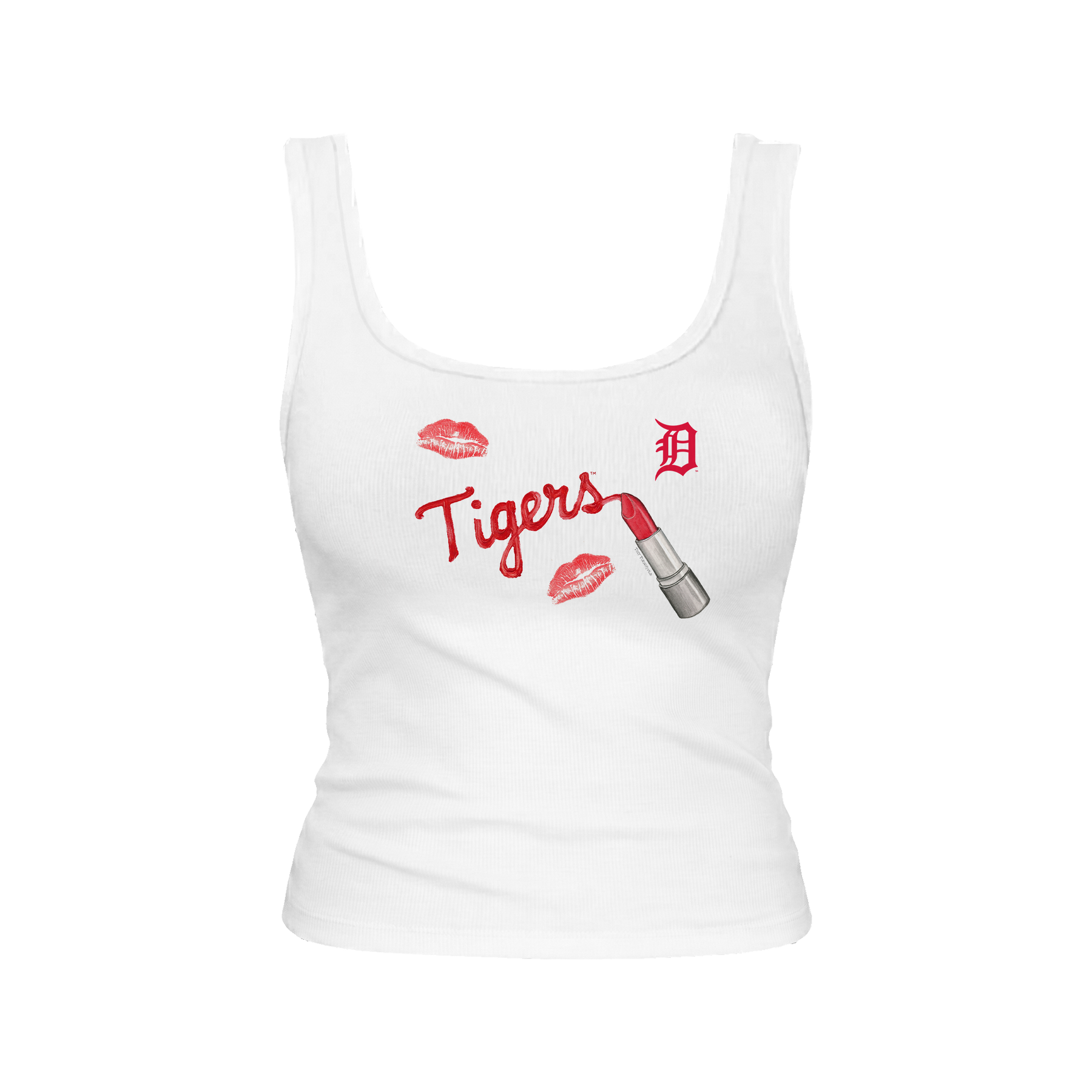 Detroit Tigers Lipstick Emmy Tank