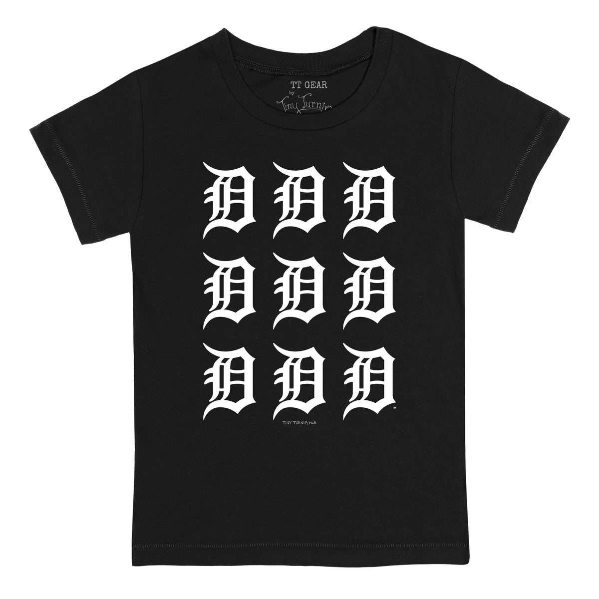 Detroit Tigers Logo Grid Tee Shirt