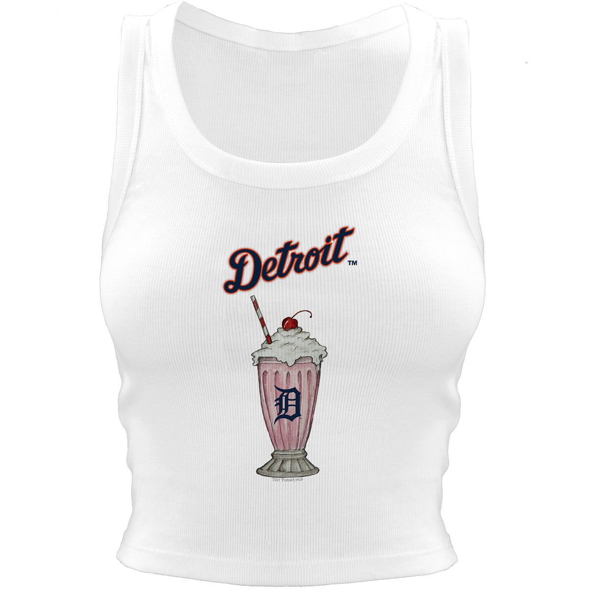 Detroit Tigers Milkshake Crop Tank