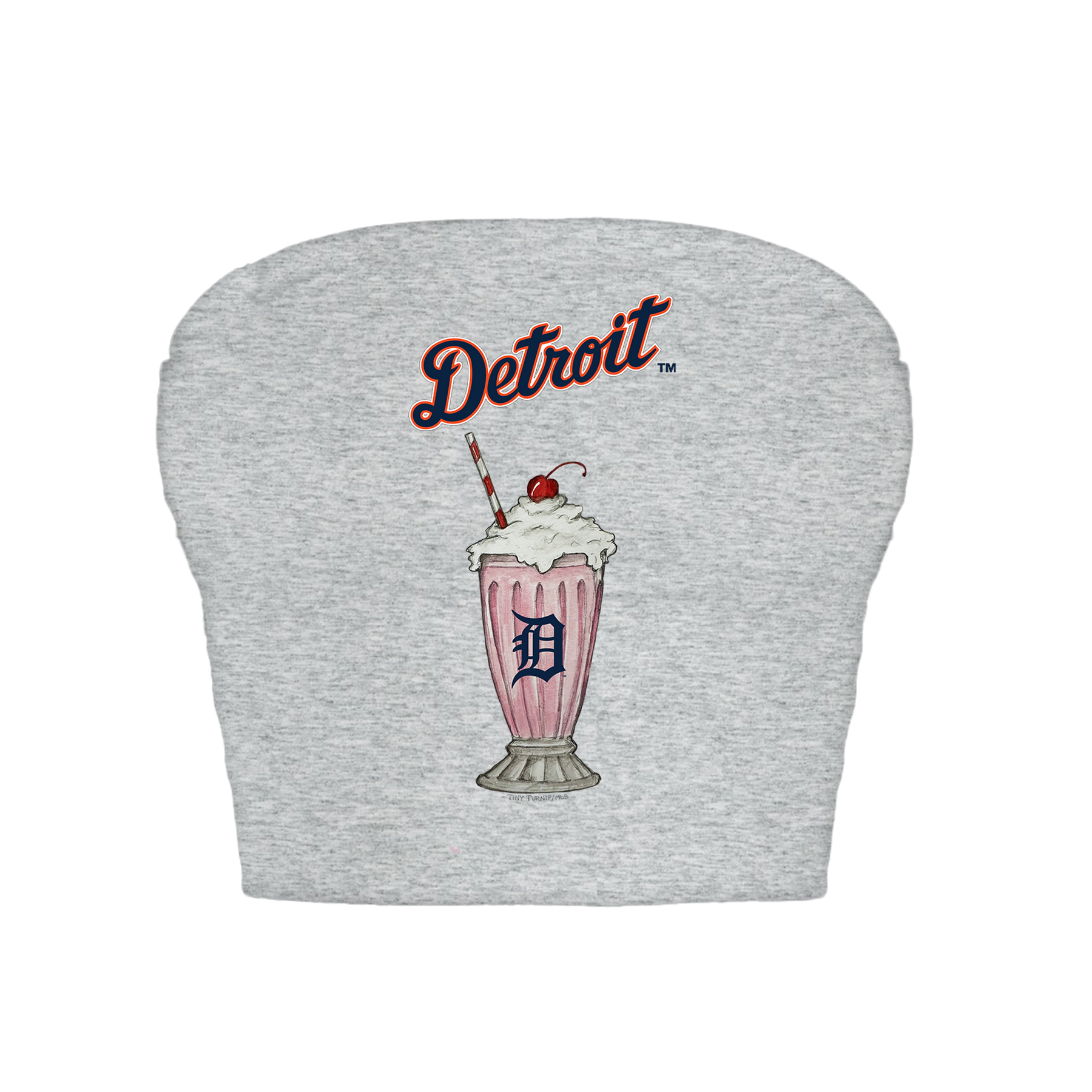 Detroit Tigers Milkshake Crop Tube Top