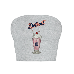 Detroit Tigers Milkshake Crop Tube Top